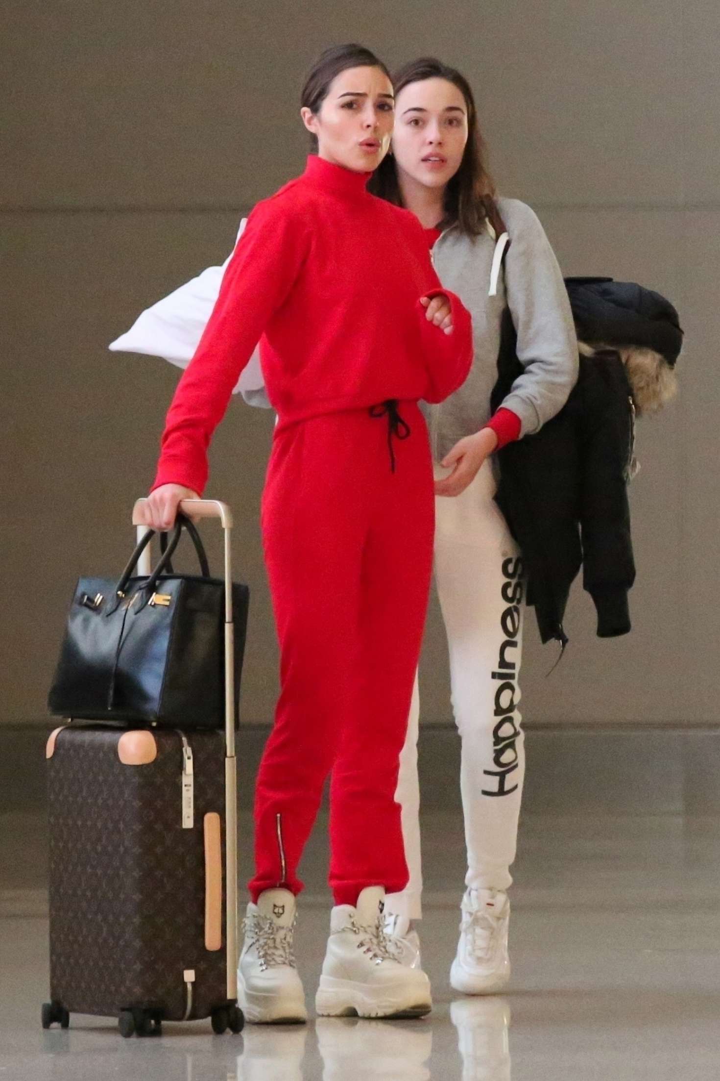 Olivia Culpo â€“ Arrives at LAX Airport in Los Angeles