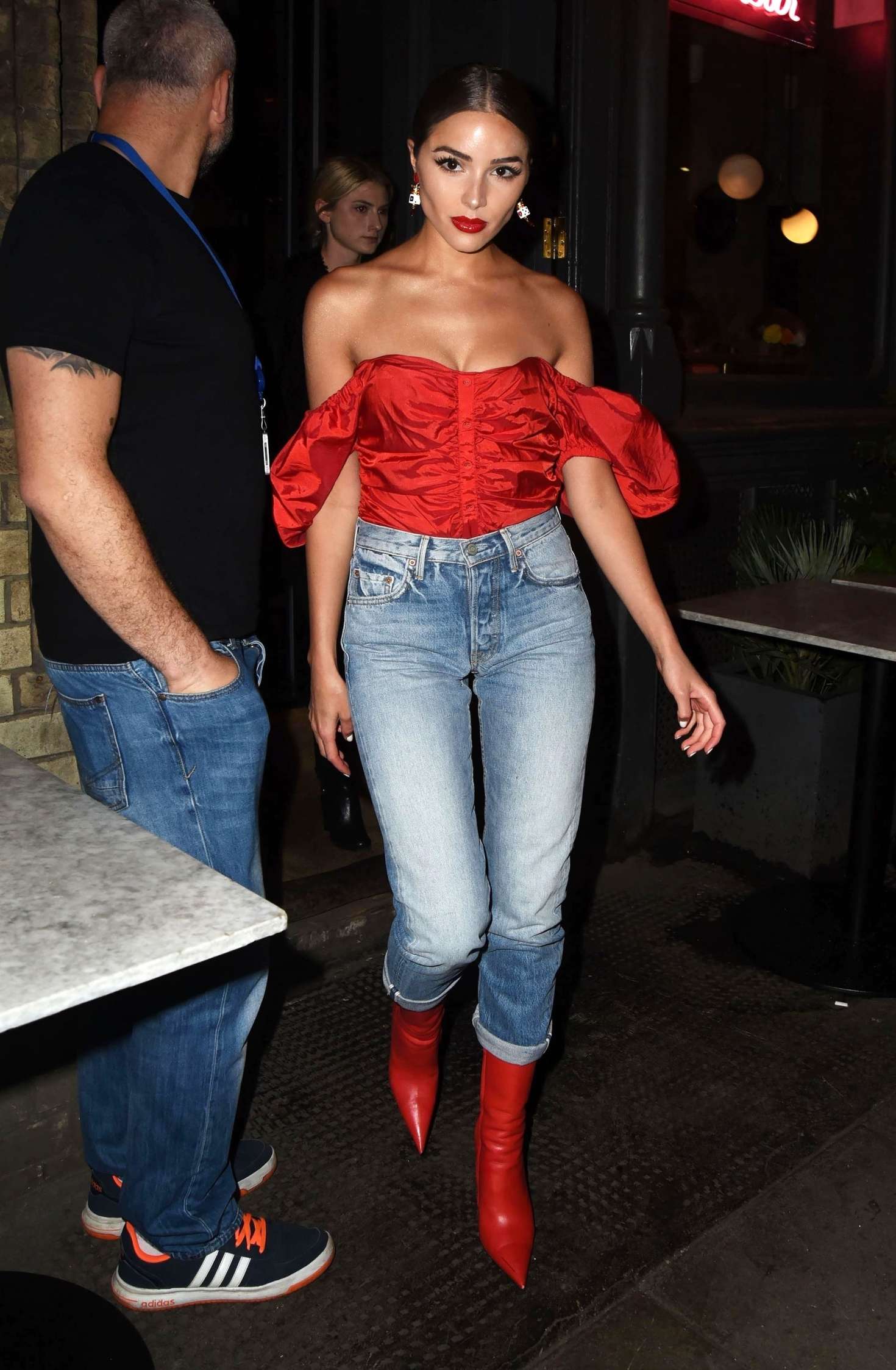 Olivia Culpo â€“ Night out in Old Street in London