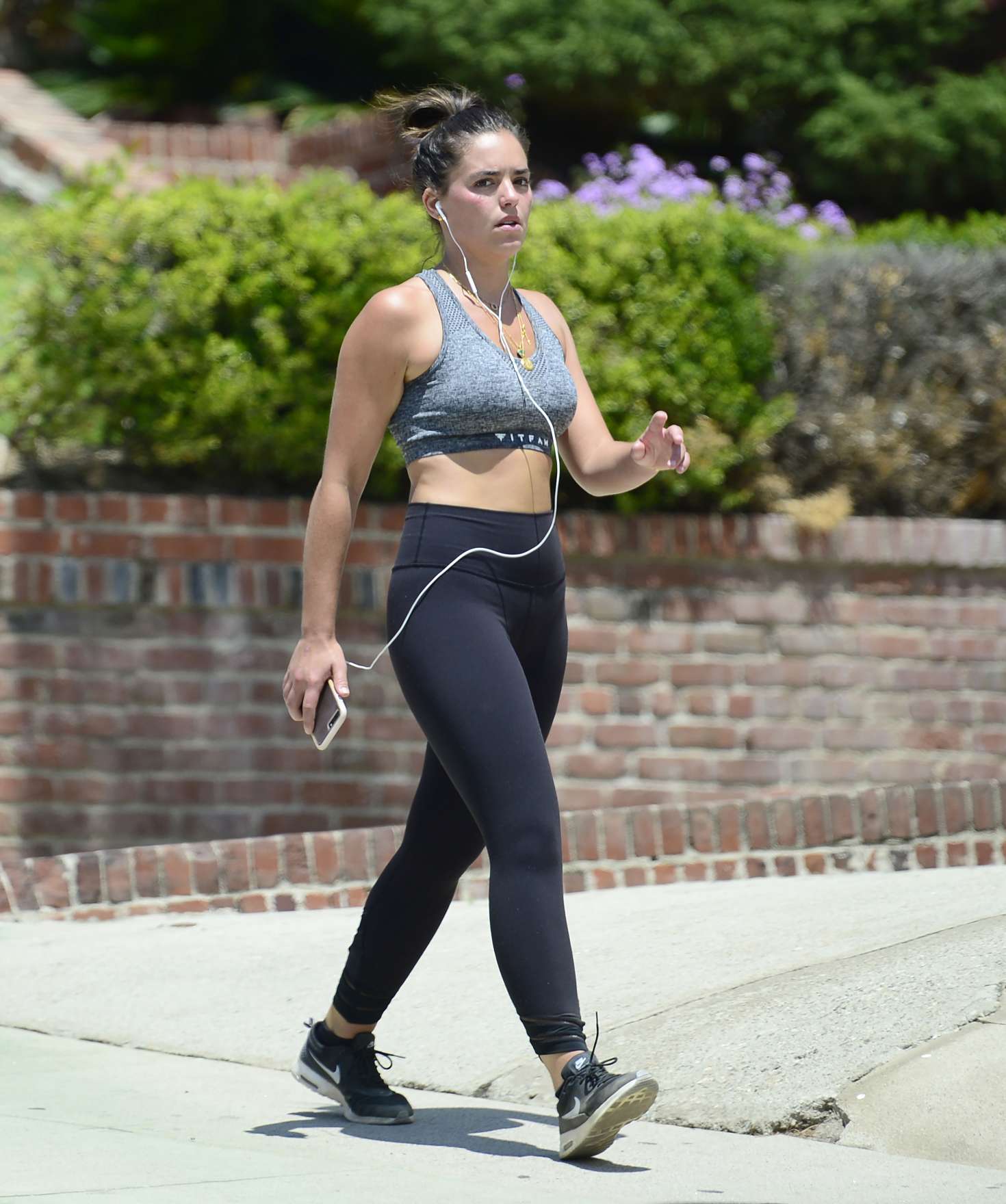 Olympia Valance in Tights at Runyon Canyon in LA