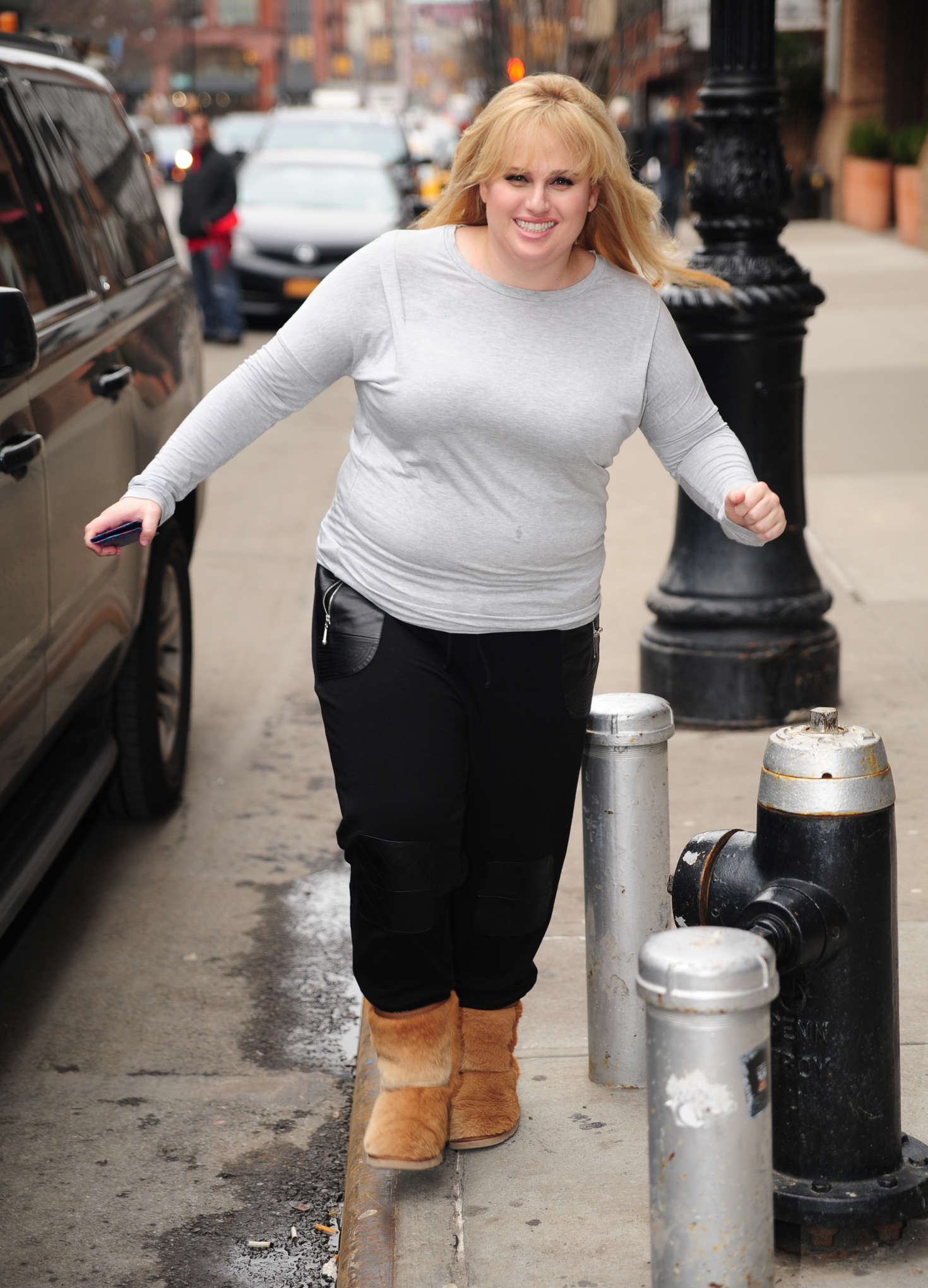 Rebel Wilson Out And About In NYC