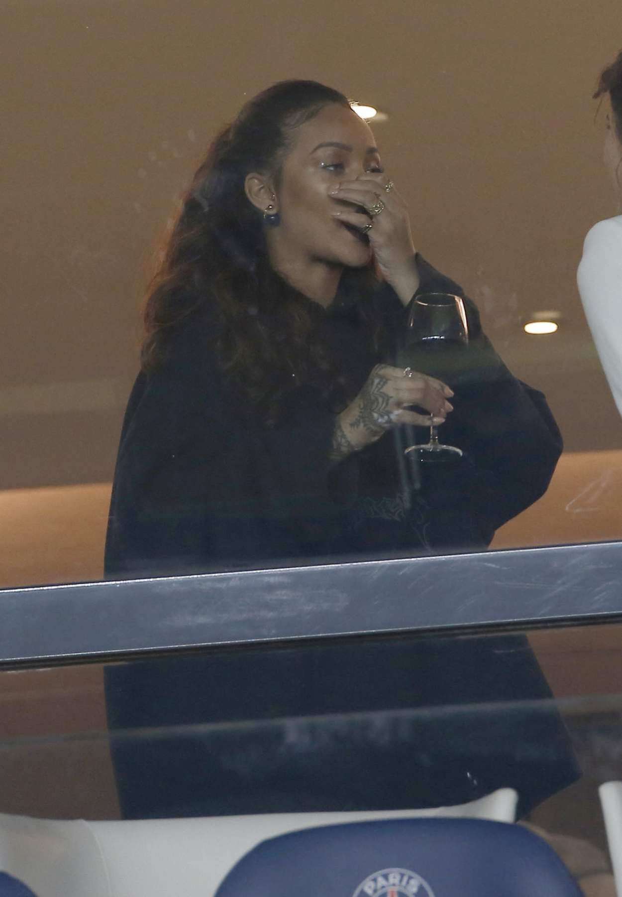 Rihanna At Soccer Match In Paris Gotceleb 