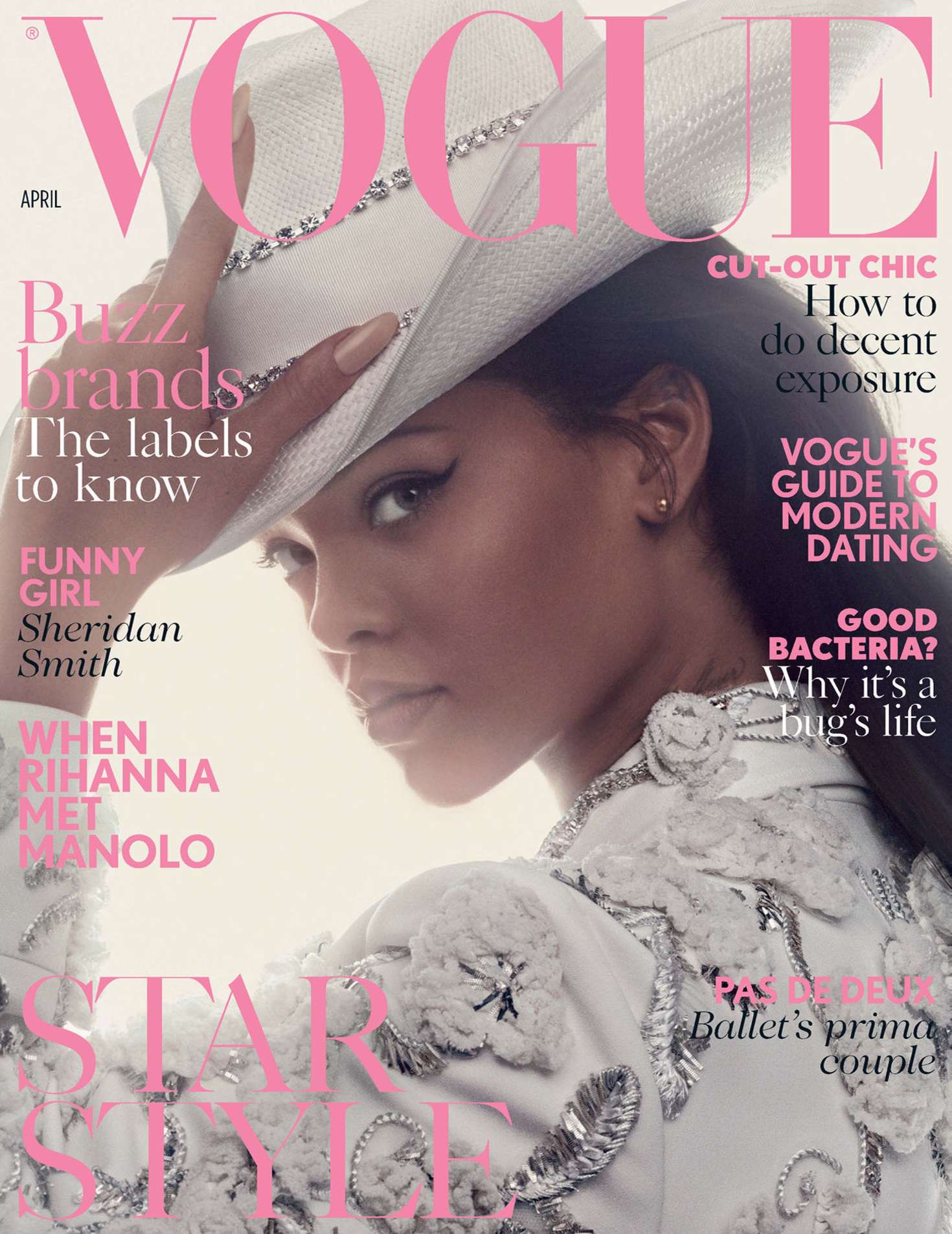 Rihanna â€“ Vogue UK Magazine (April 2016)