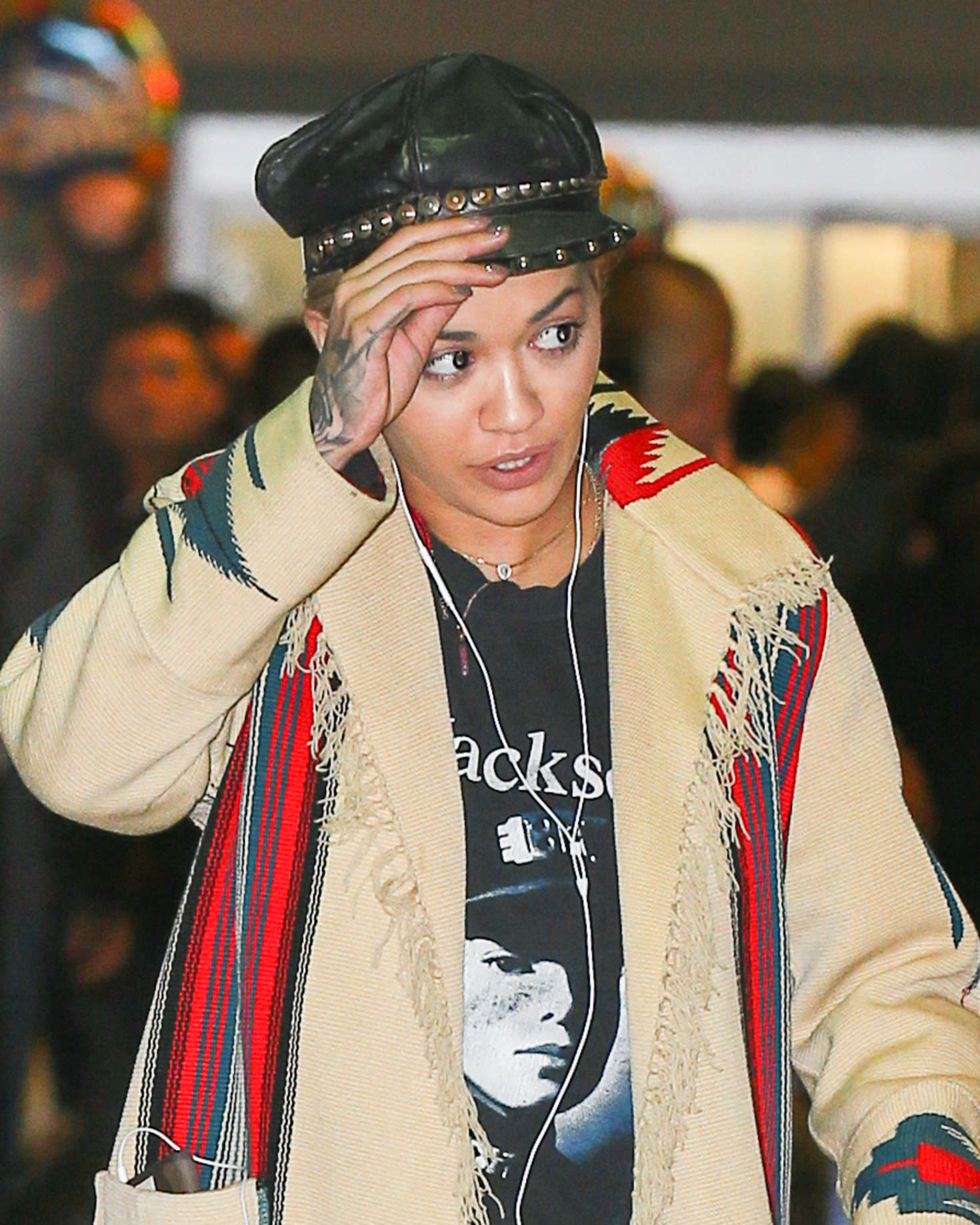 Rita Ora at JFK Airport in NYC