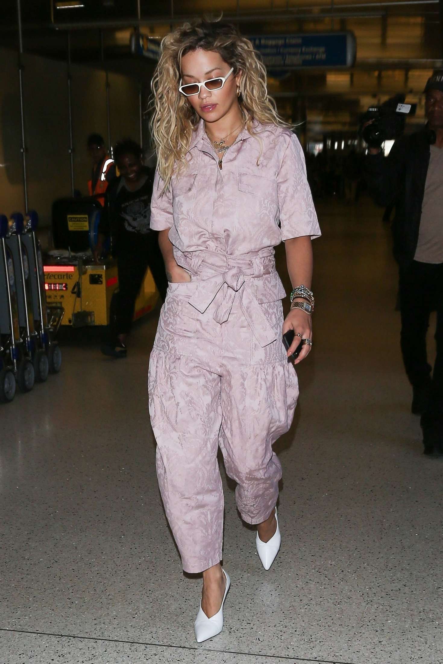 Rita Ora at Los Angeles International Airport
