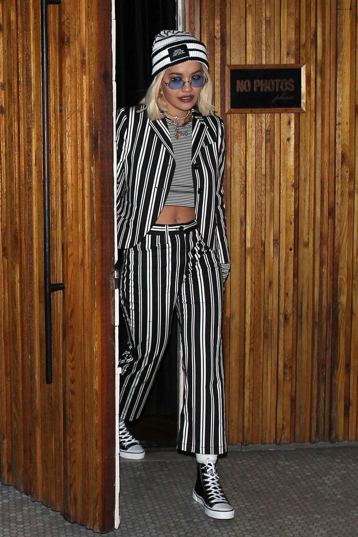 Rita Ora â€“ Leaving The Nice Guy restaurant in West Hollywood