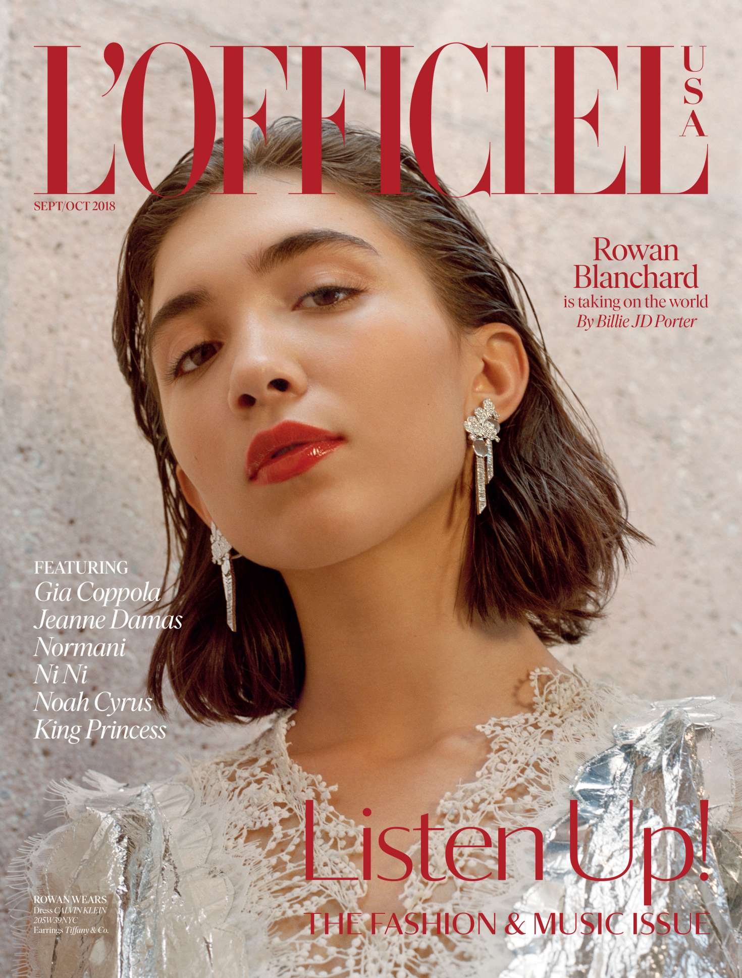 Rowan Blanchard for Lâ€™Officiel US Magazine (September/October 2018)