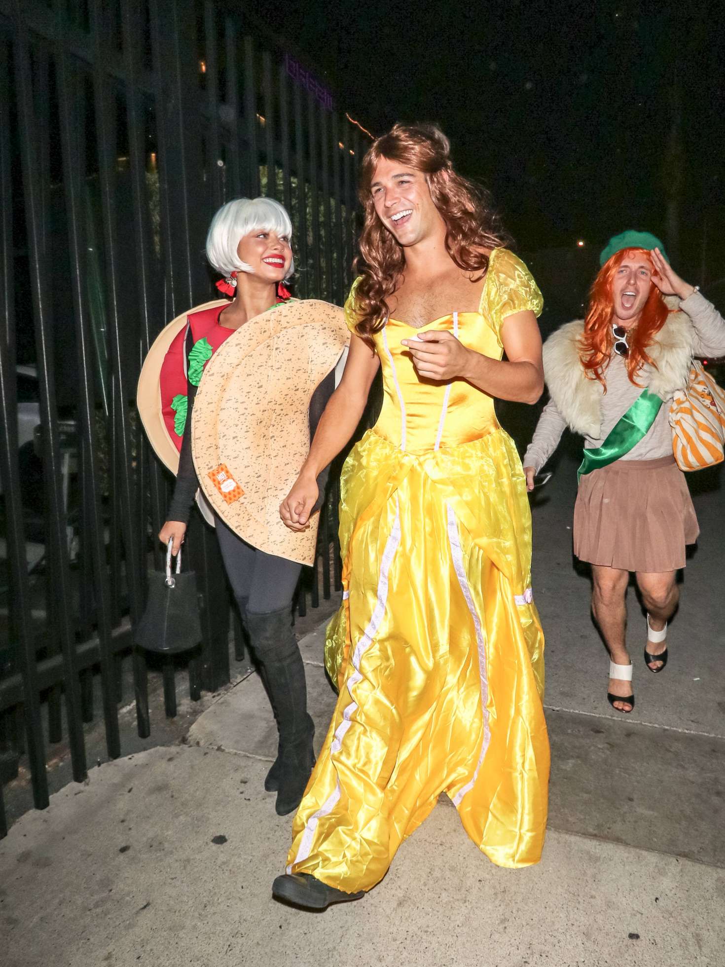 Sarah Hyland â€“ Outside Just Jaredâ€™s 7th Annual Halloween Party in LA