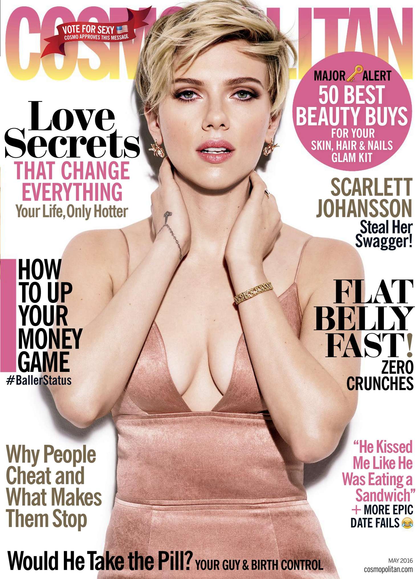 Scarlett Johansson â€“ Cosmopolitan US Magazine (May 2016)