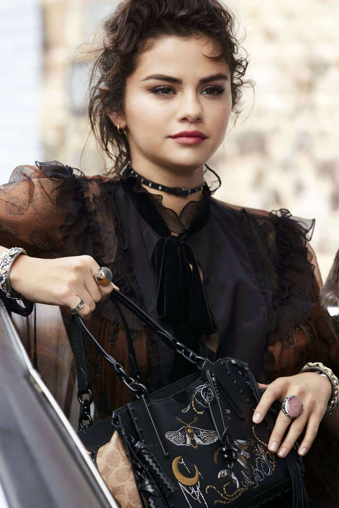 Selena Gomez for Coachâ€™s FW 2018 Campaign