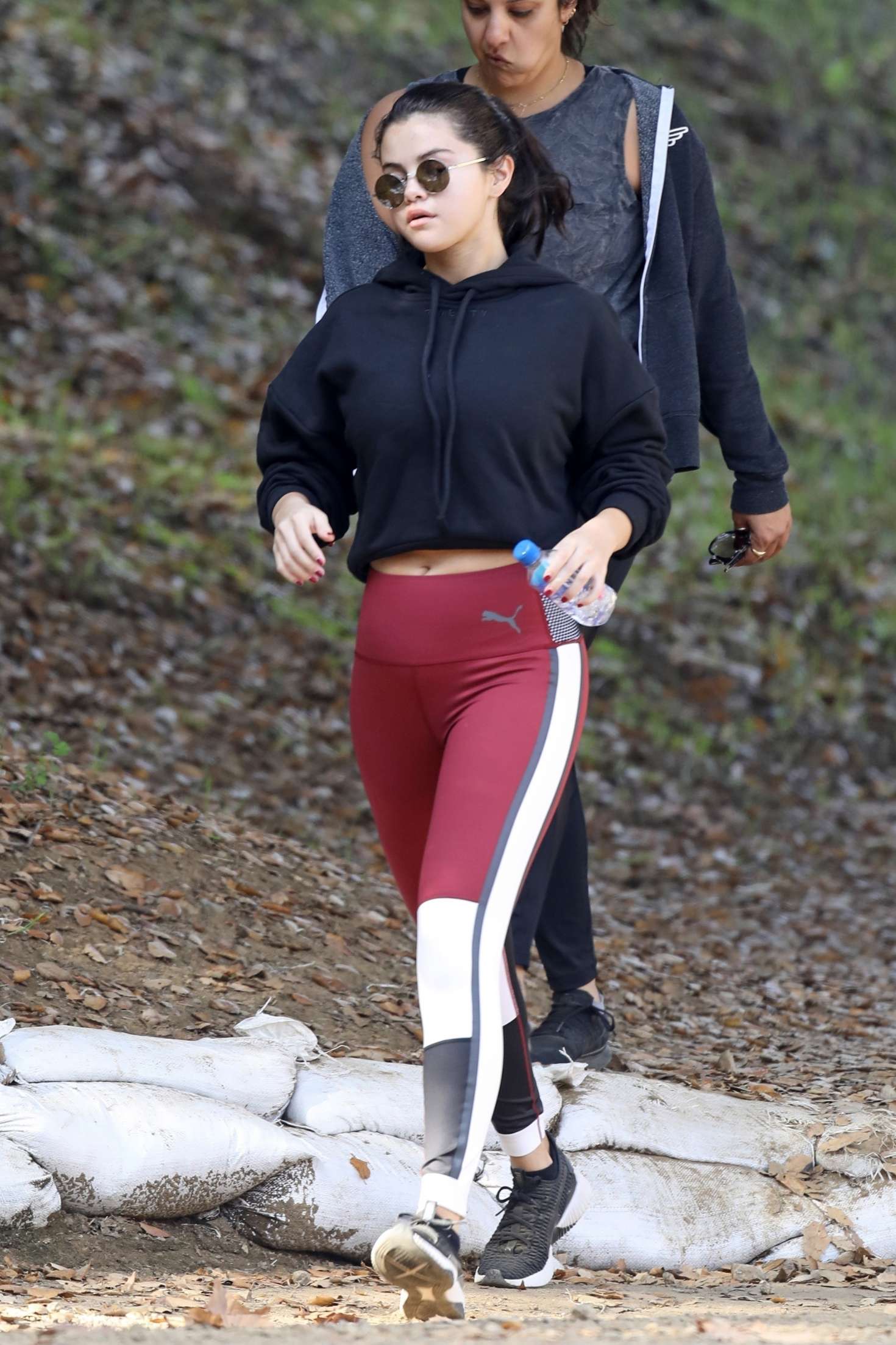Selena Gomez in Tights â€“ Out for a hike in Los Angeles