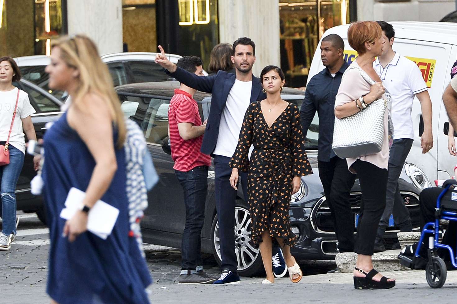 Selena Gomez out in Rome