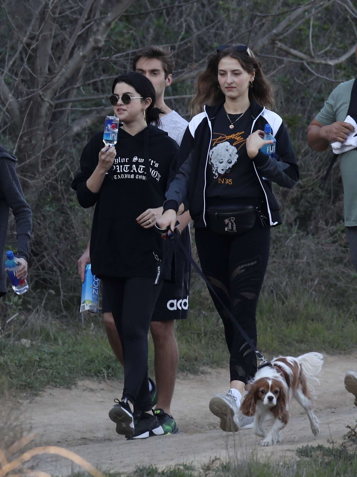 Selena Gomez with friends hiking in LA
