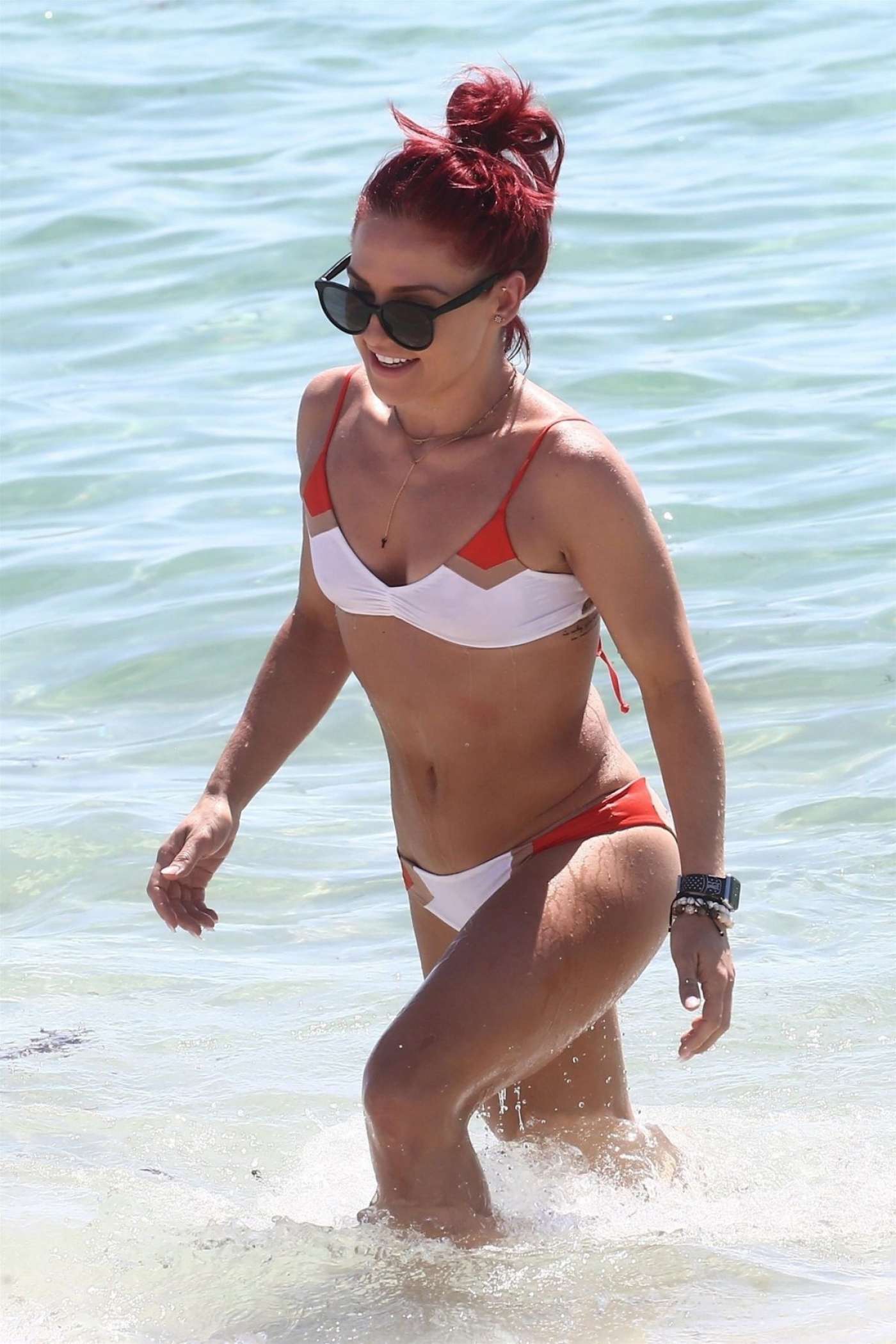 Sharna Burgess â€“ Bikini candids In Miami