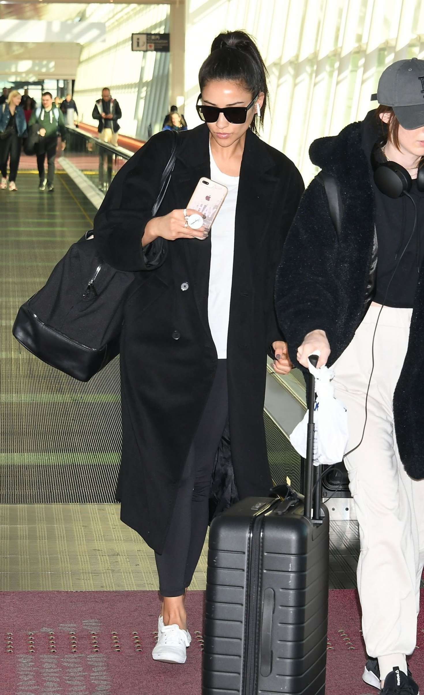 Shay Mitchell â€“ Arrives at Haneda Airport in Tokyo
