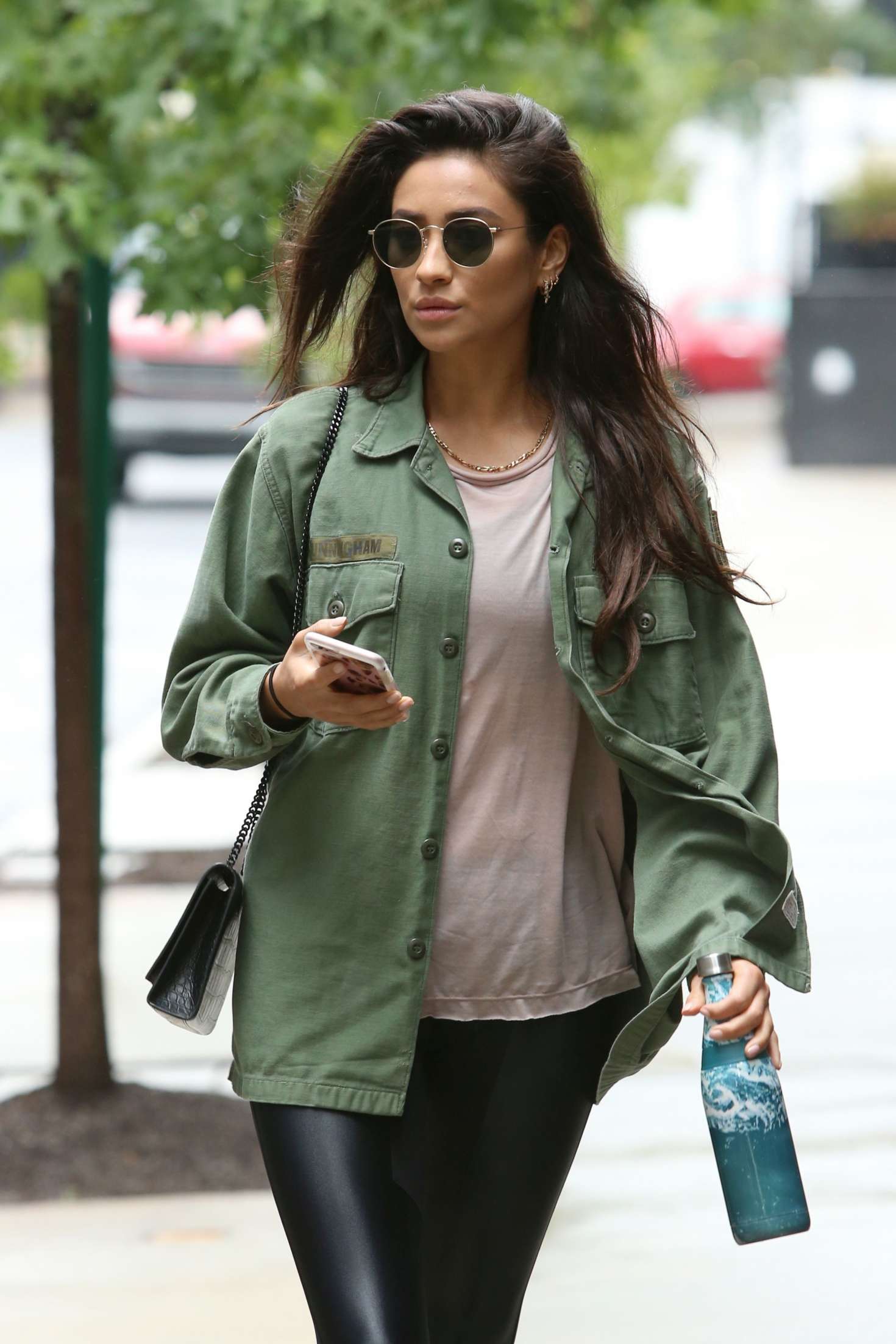 Shay Mitchell In Tights â€“ Out In New York