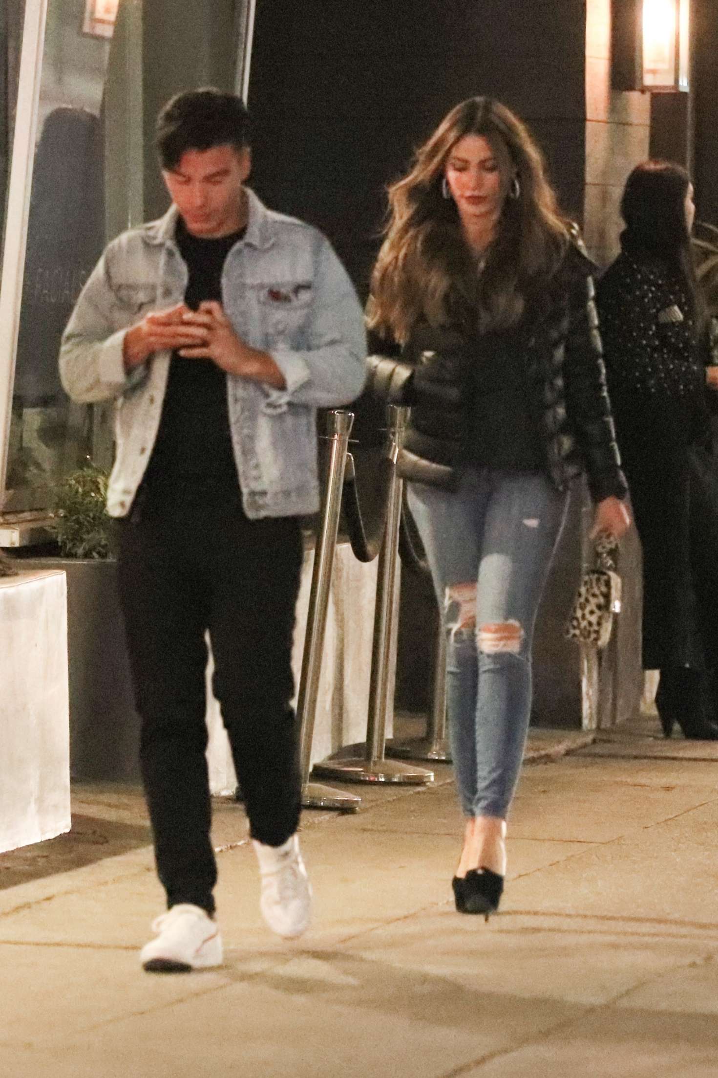 Sofia Vergara and son Manolo Gonzalez Vergara â€“ Out in West Hollywood