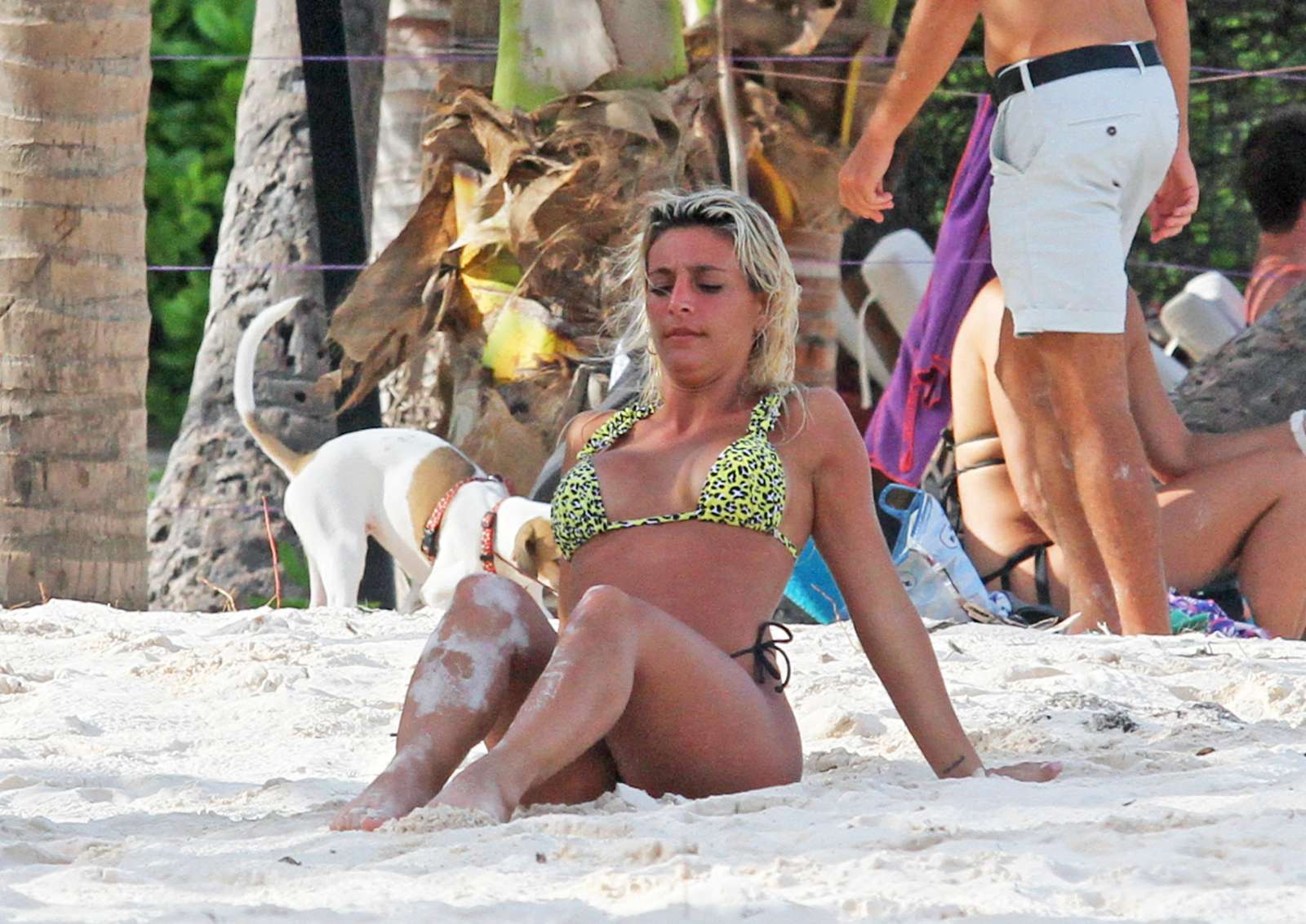Solci Perez in Bikini on the beach in Tulum