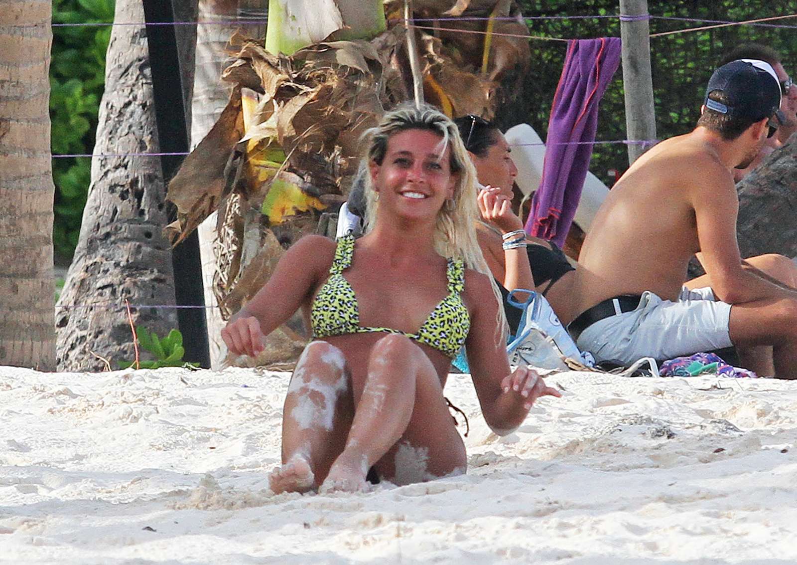 Solci Perez in Bikini on the beach in Tulum