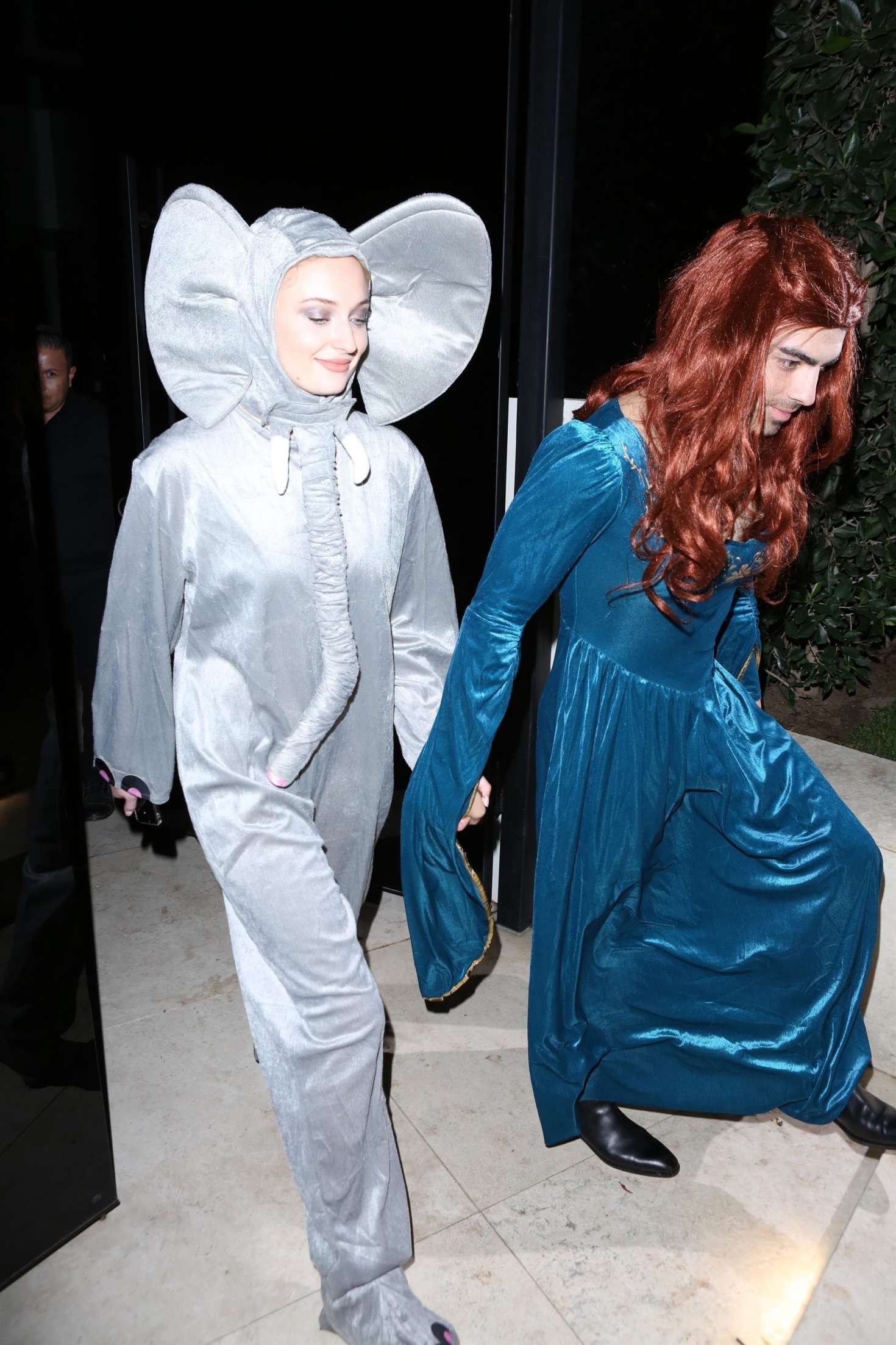Sophie Turner and Joe Jonas â€“ Attend a Halloween party in Los Angeles