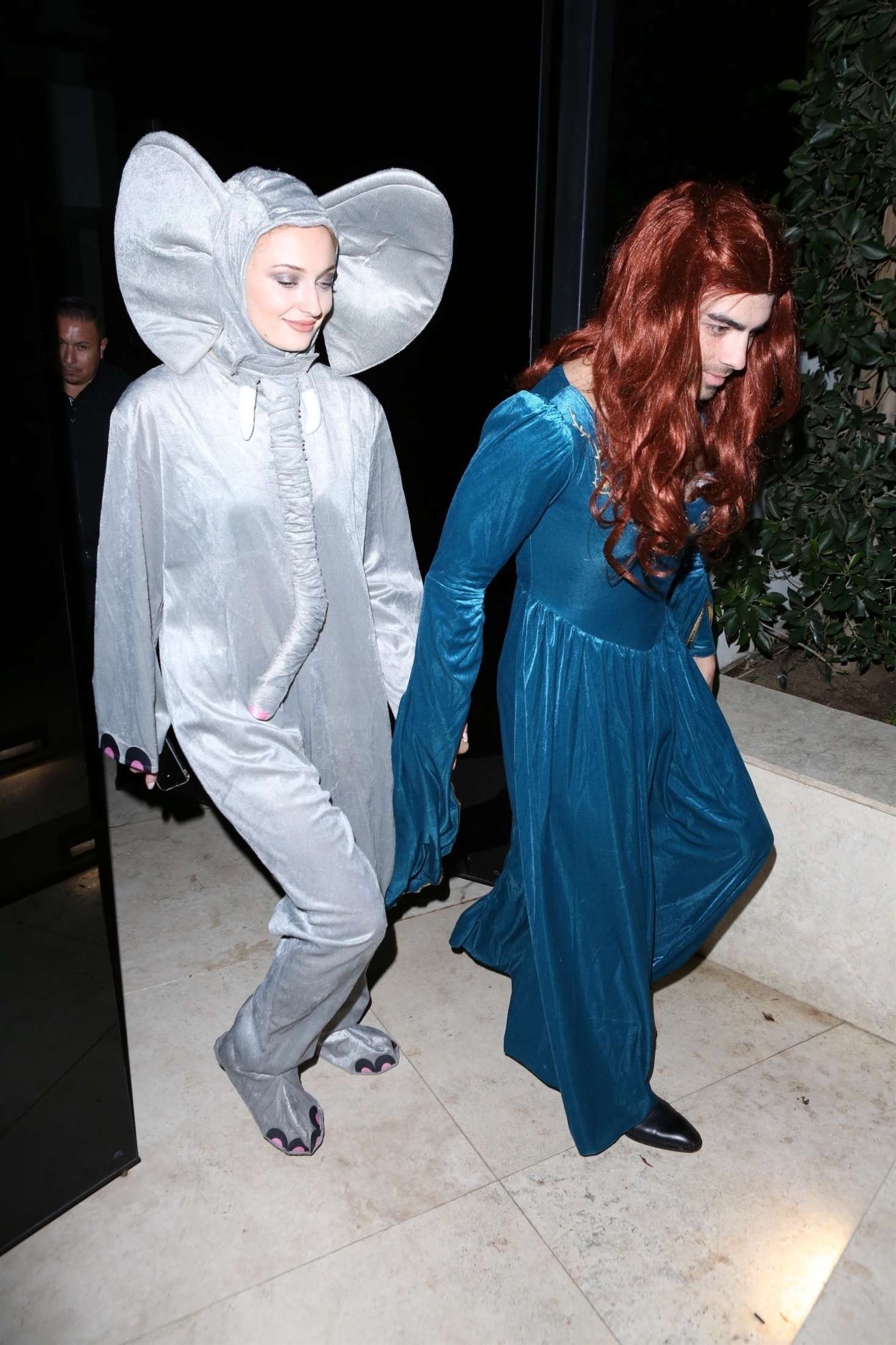 Sophie Turner and Joe Jonas â€“ Attend a Halloween party in Los Angeles