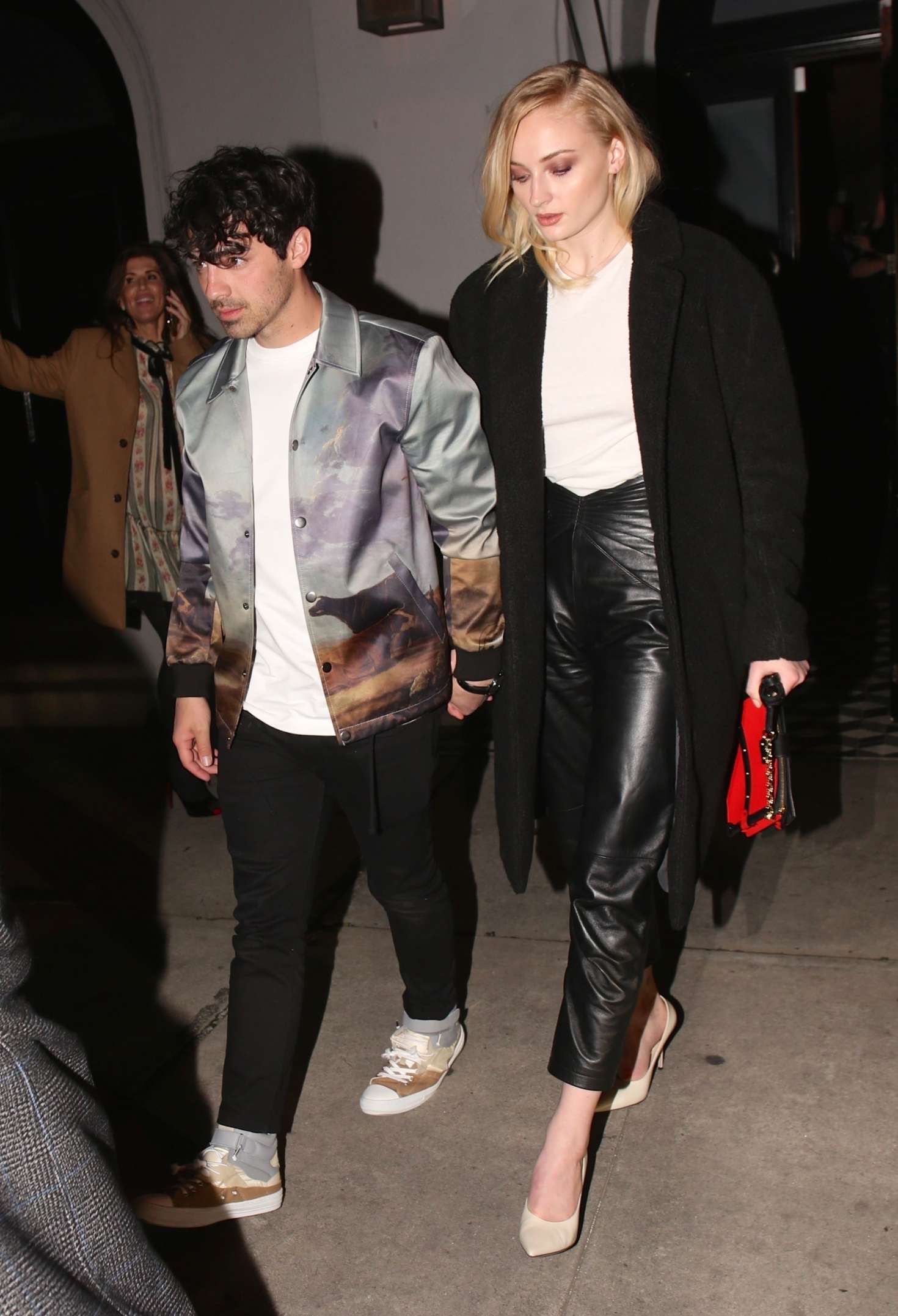 Sophie Turner and Joe Jonas â€“ Exit Craigâ€™s in West Hollywood