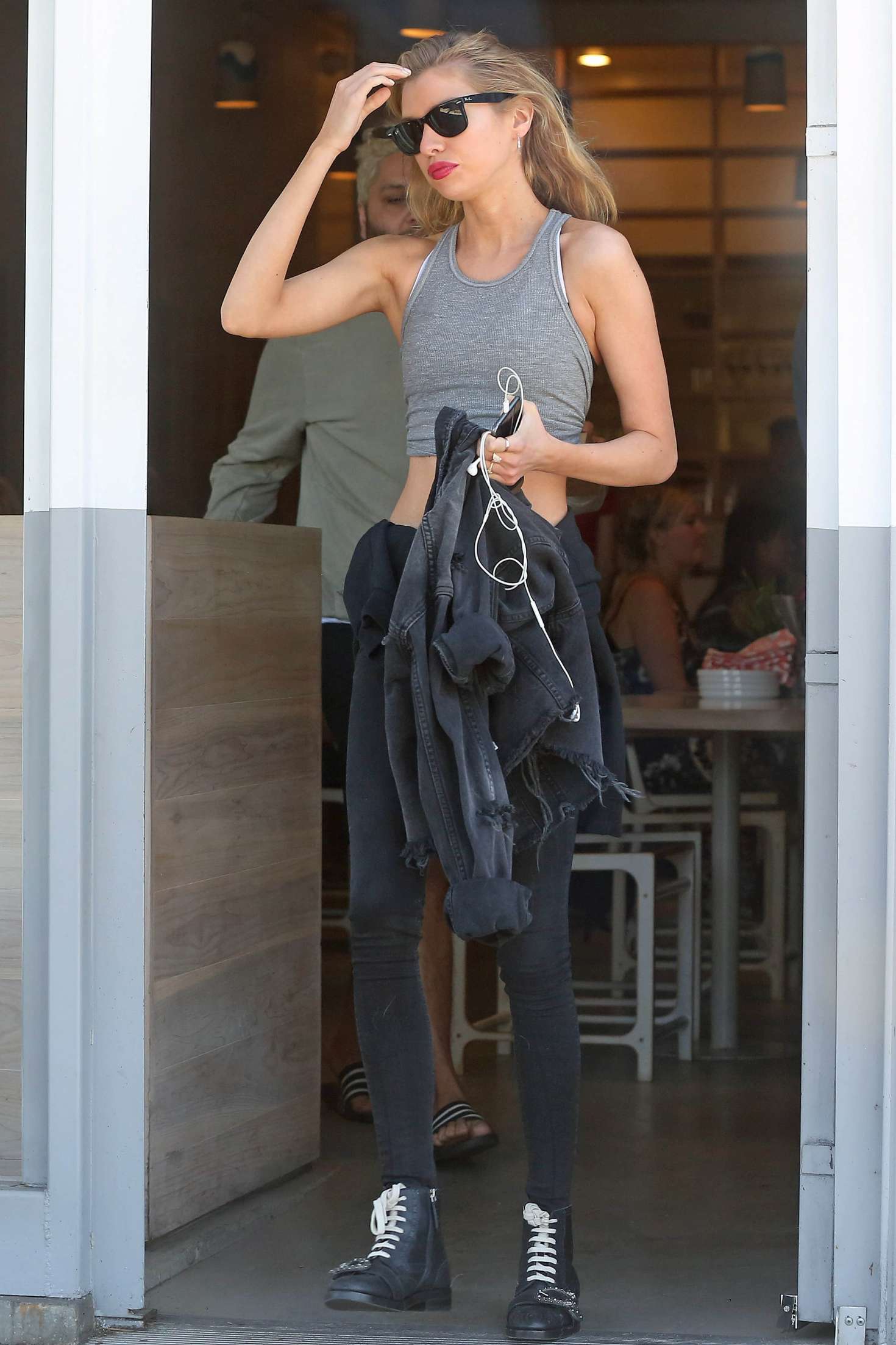 Stella Maxwell â€“ Shopping at a vintage clothing store in Silver Lake