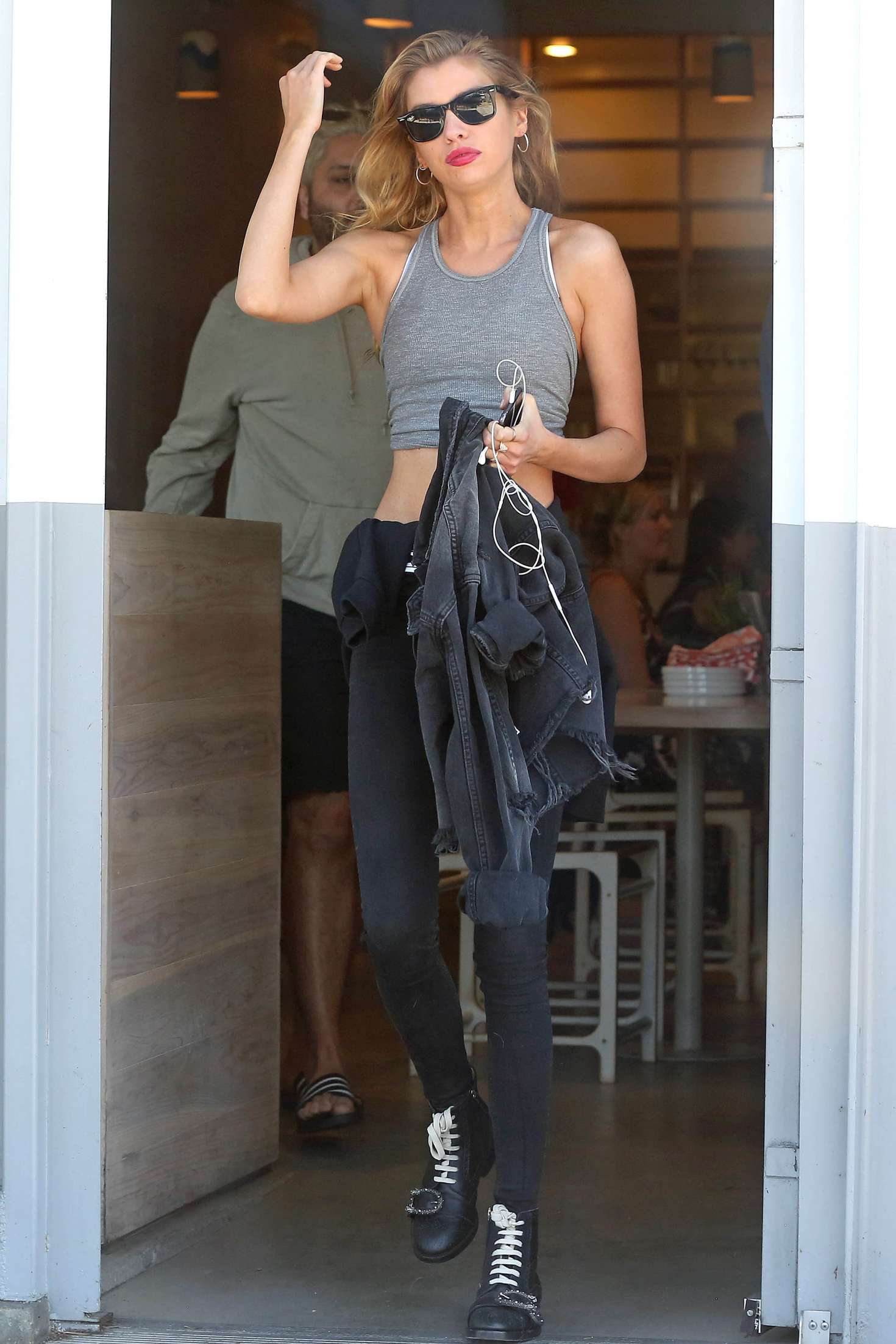 Stella Maxwell â€“ Shopping at a vintage clothing store in Silver Lake