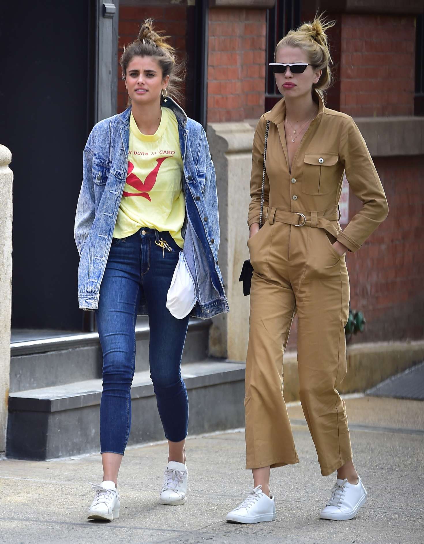 Taylor Hill and Daphne Groeneveld out in Tribeca