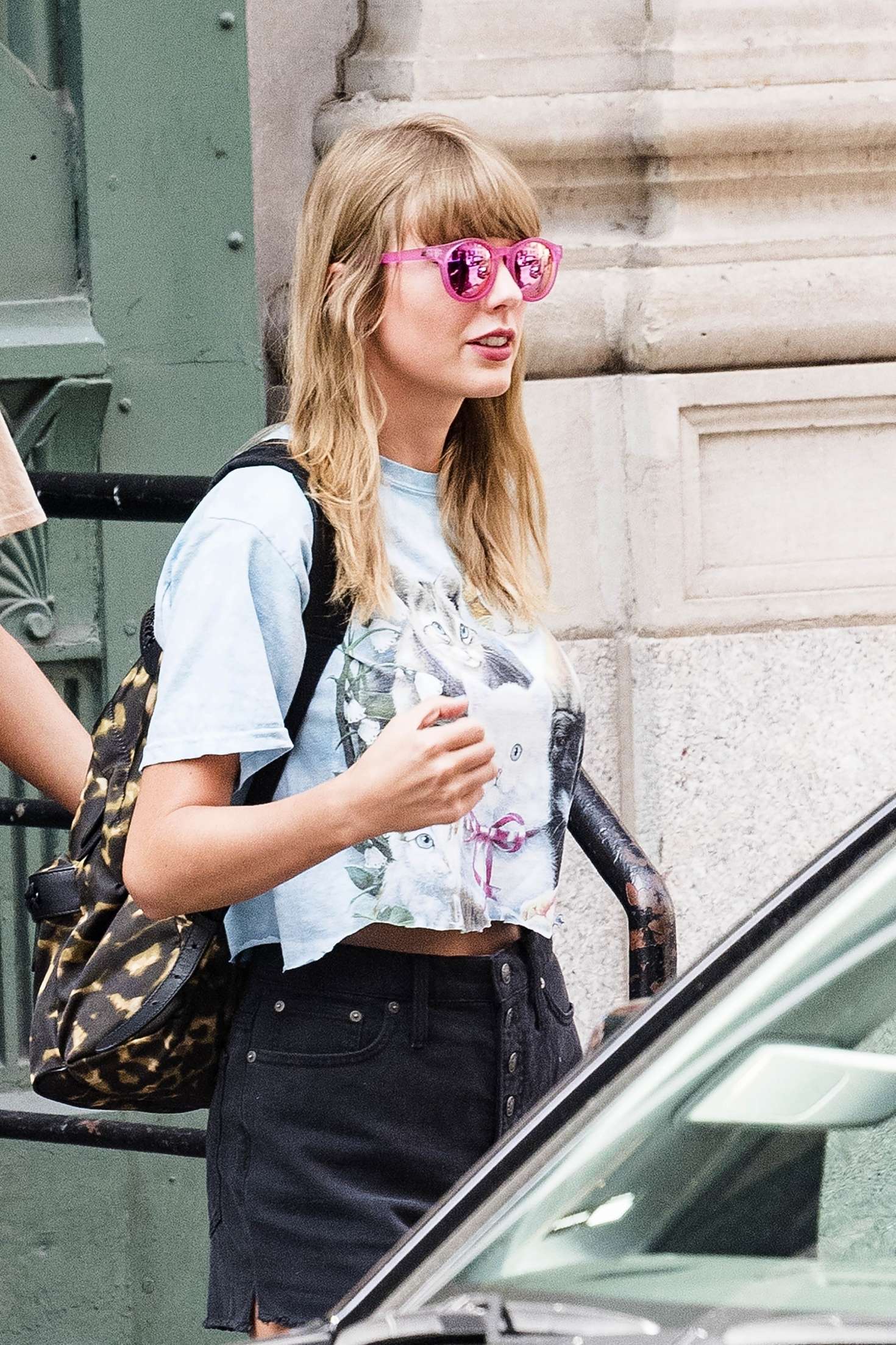 Taylor Swift in Shorts â€“ Head out in New York City