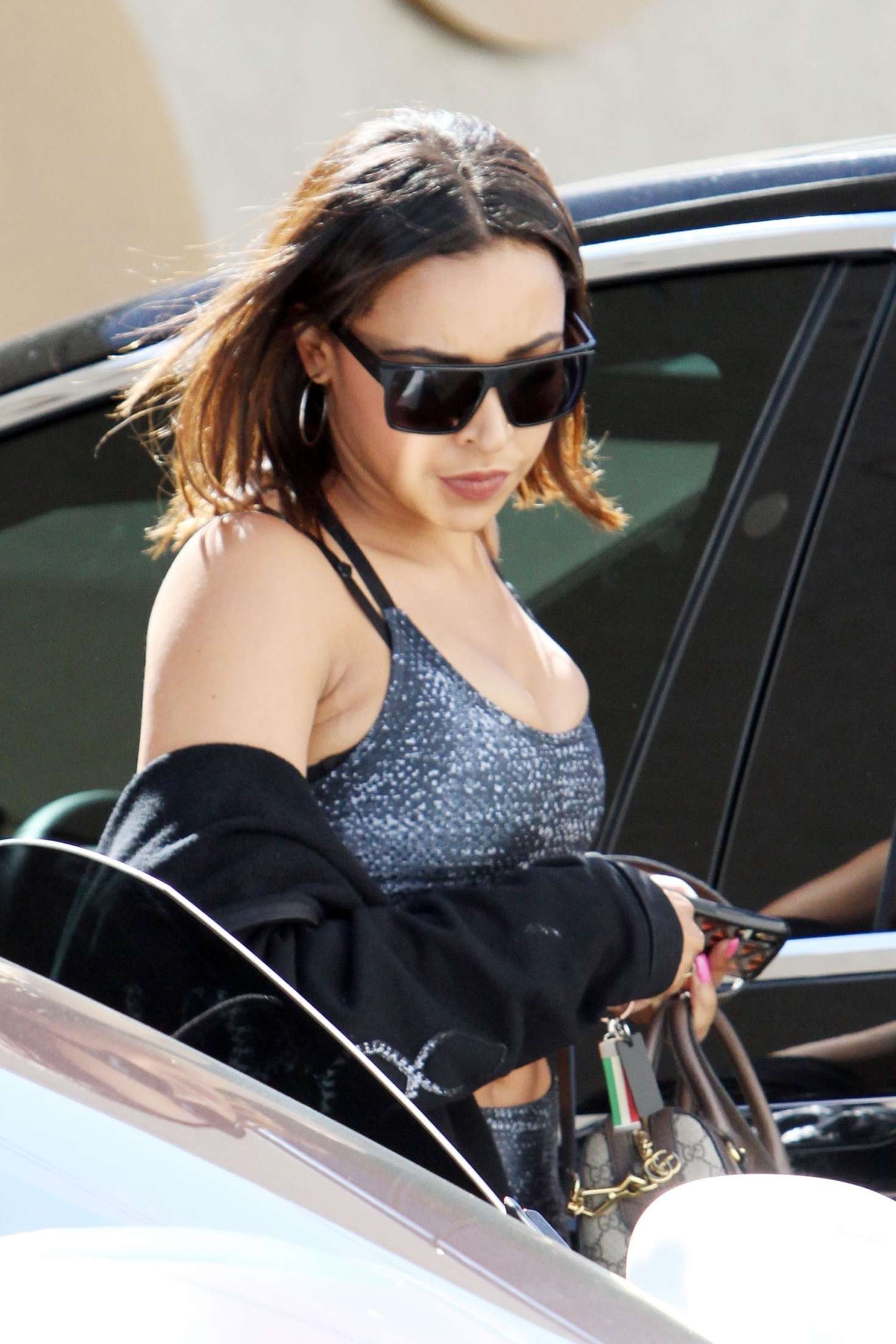 Tinashe â€“ Arrives at â€˜Dancing With The Starsâ€™ dance studio in LA