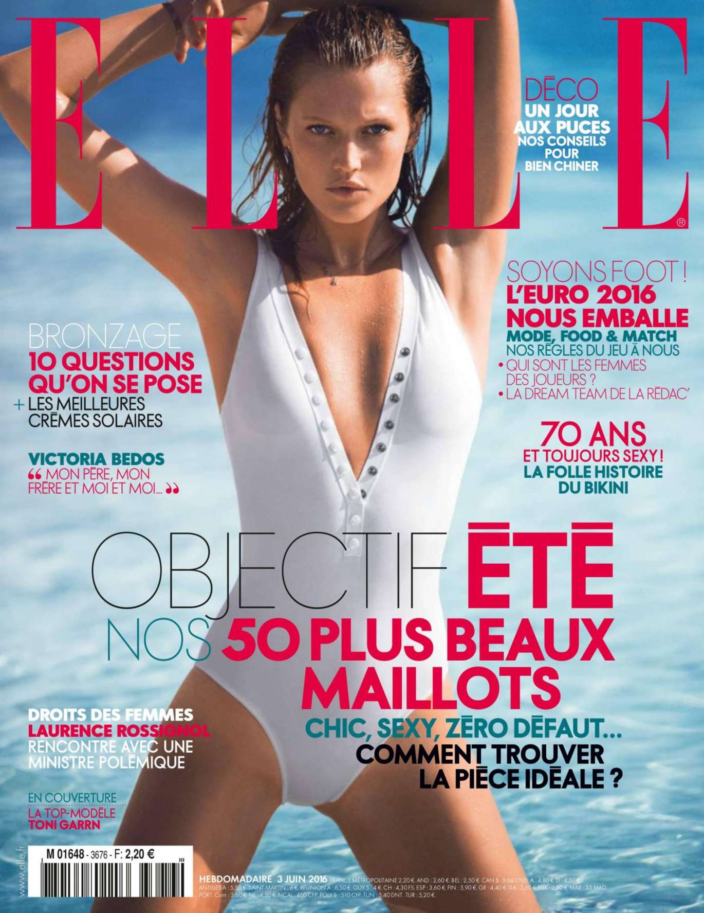 Toni Garrn â€“ Elle Magazine (June 2016)