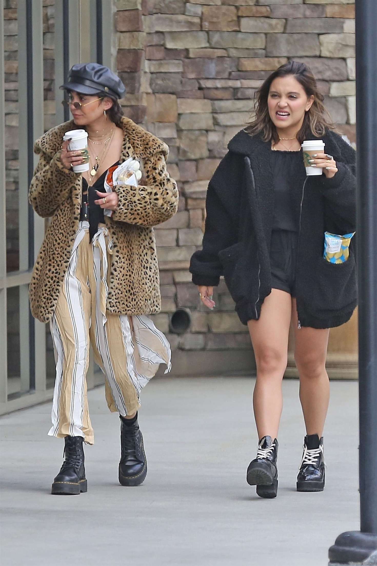 Vanessa Hudgens at Starbucks in Los Angeles