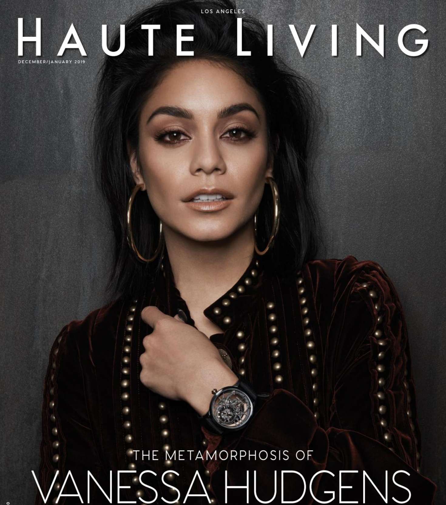 Vanessa Hudgens â€“ Haute Living Magazine (December/January 2018/2019)