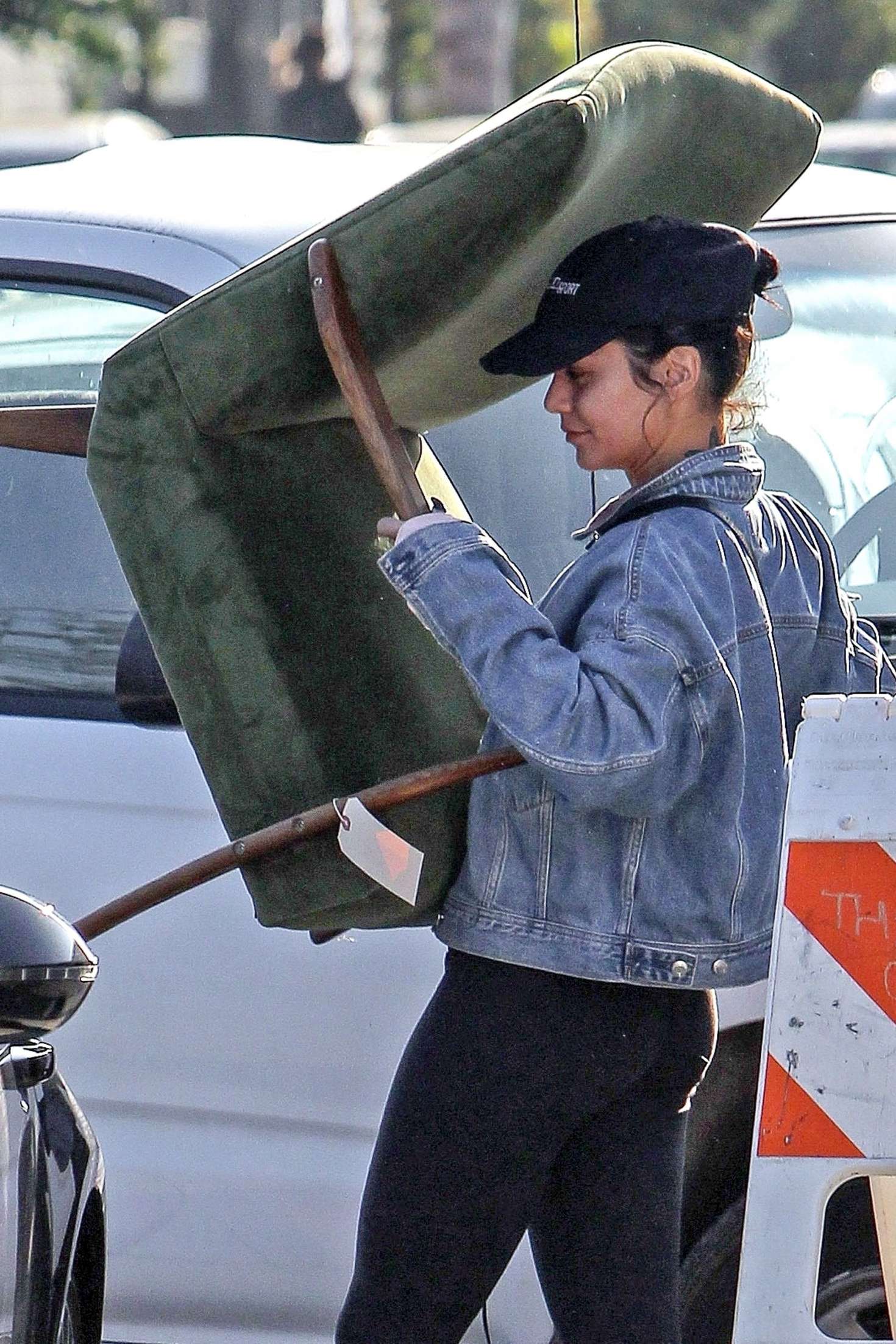 Vanessa Hudgens in Tights at a local vintage store in Atwater Village
