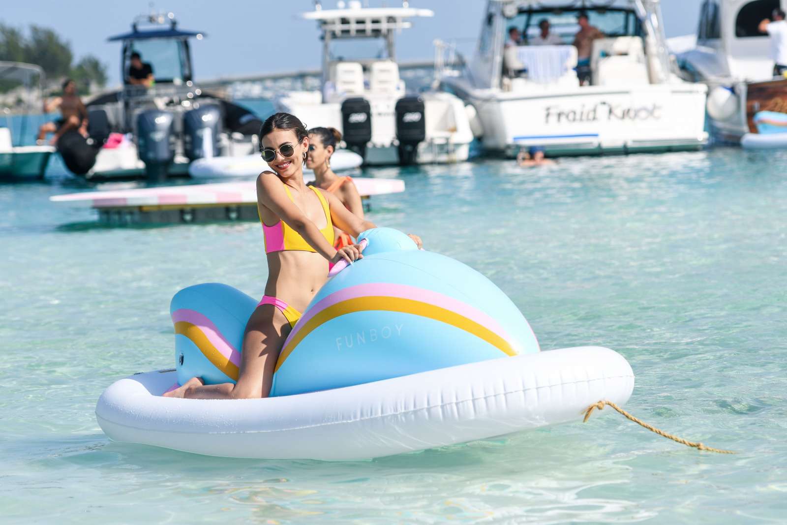 Victoria Justice and Madison Reed in Bikini â€“ Revolve Summer Even in Bermuda