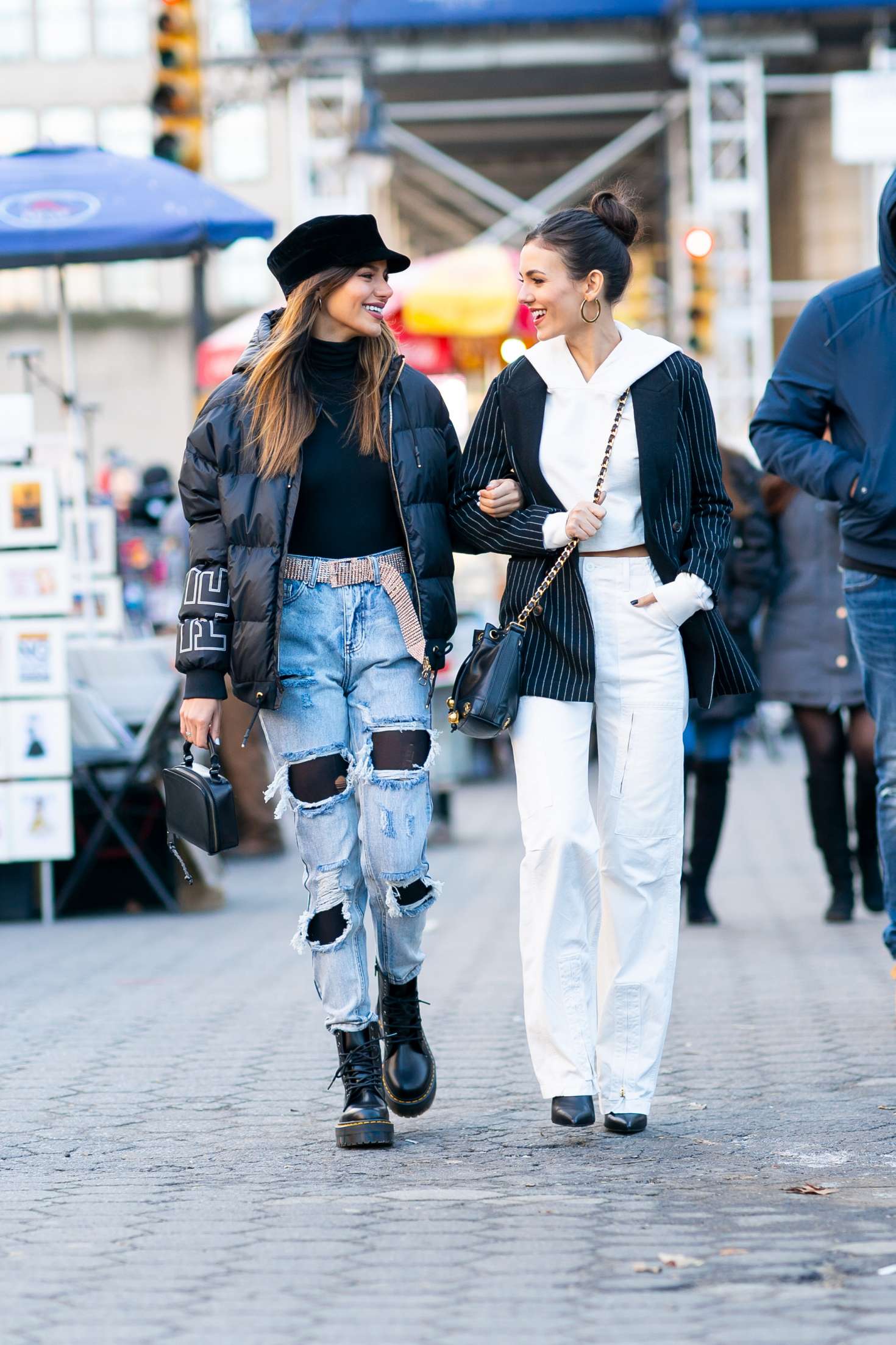 Victoria Justice and Madison Reed â€“ Out in New York