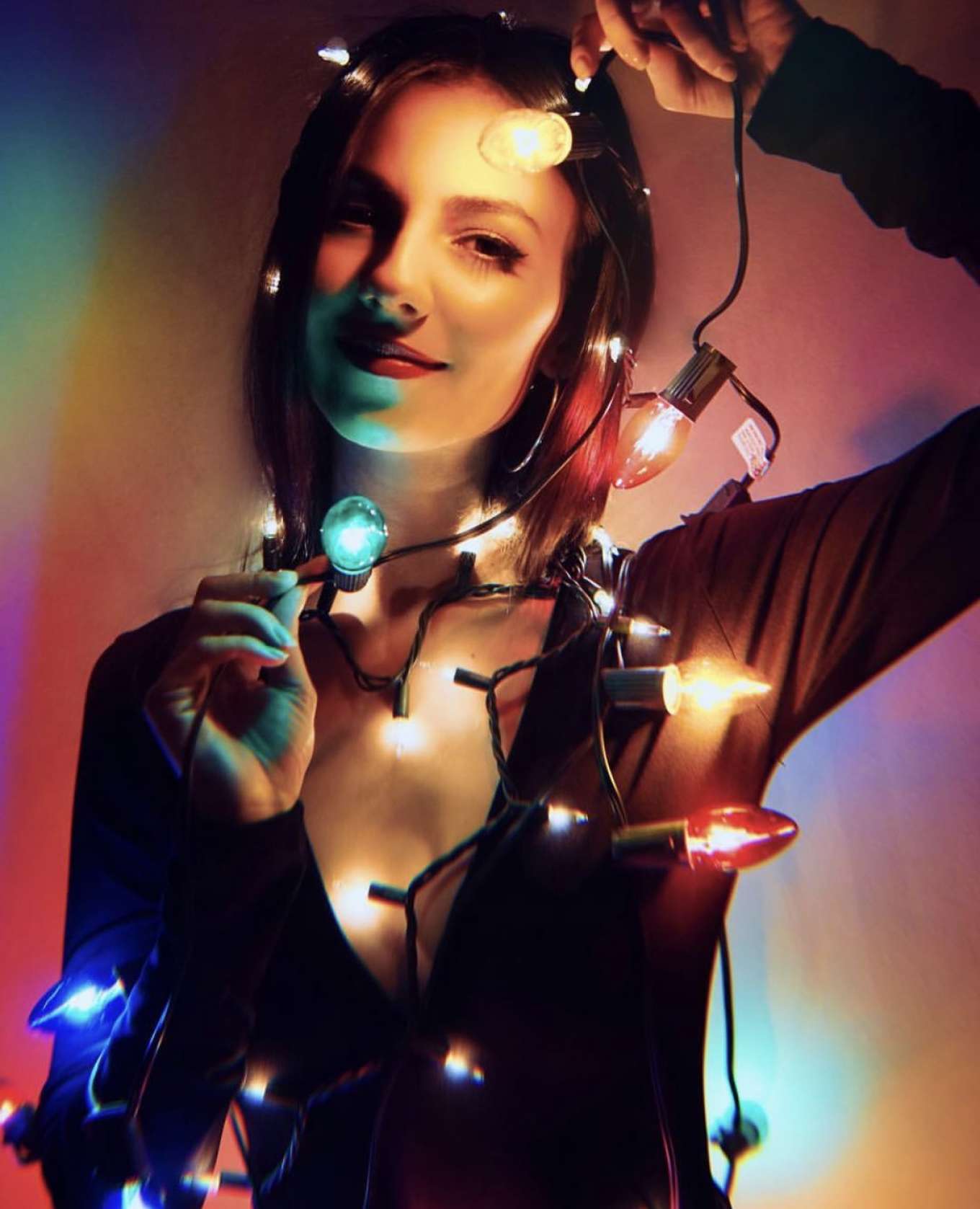 Victoria Justice â€“ Holiday Lights photoshoot 2018