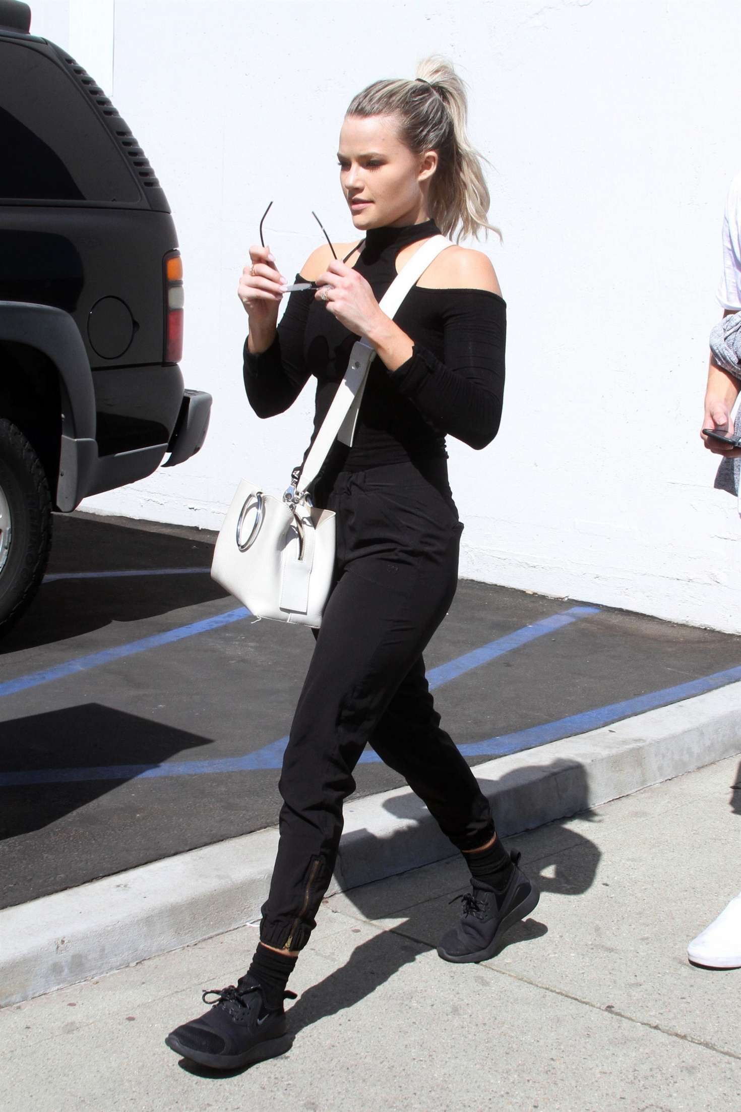 Witney Carson at the DWTS studio in Los Angeles