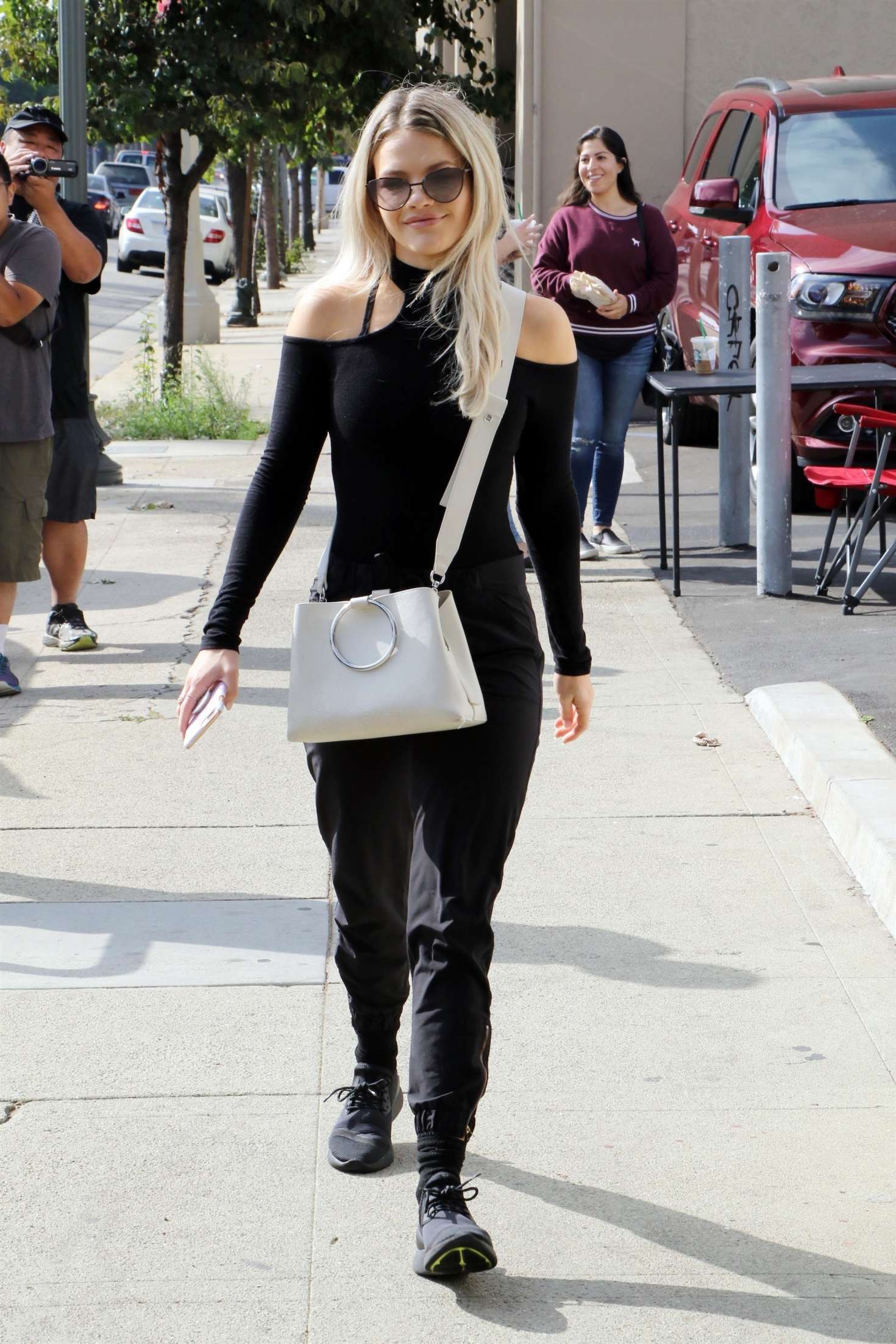 Witney Carson at the DWTS studio in Los Angeles