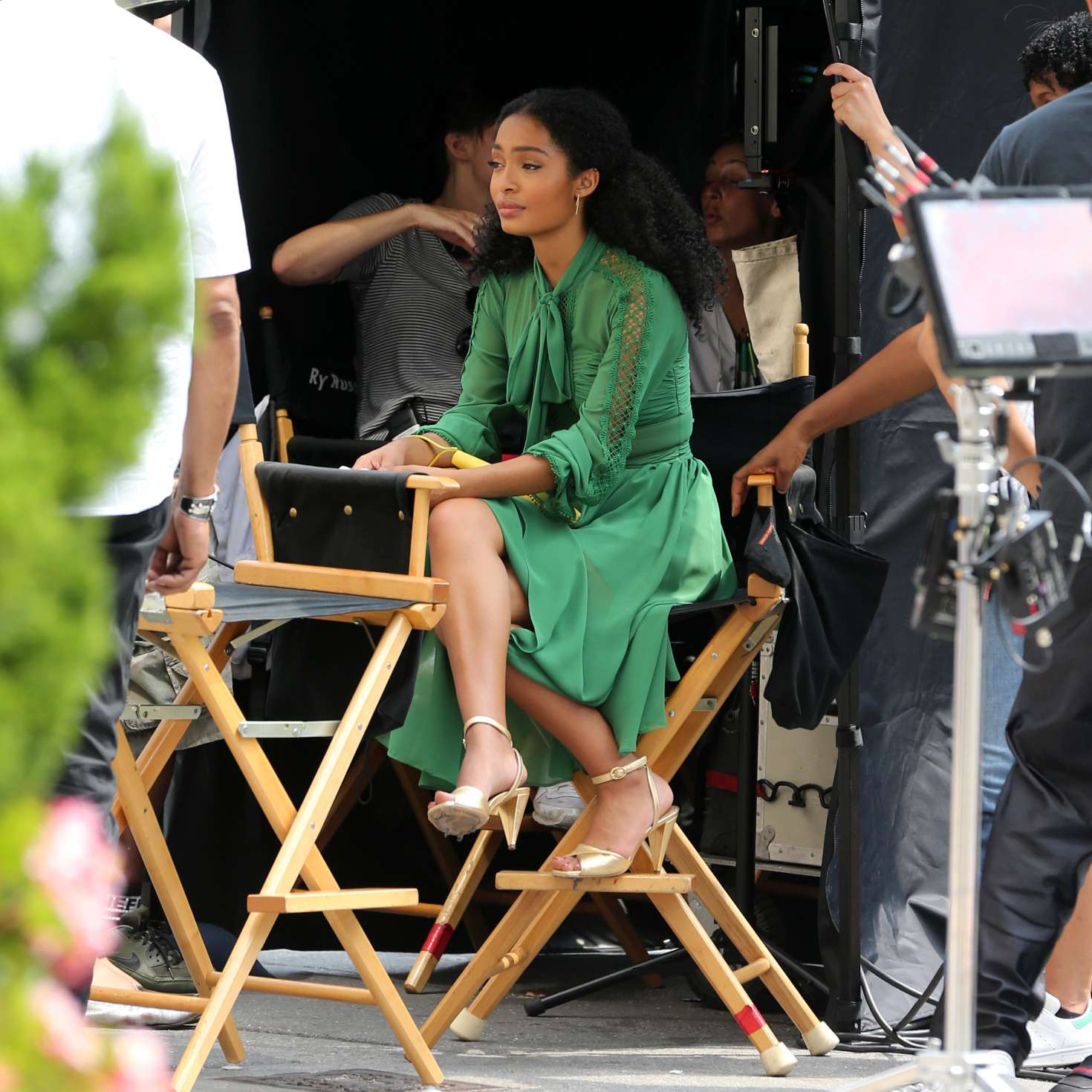 Yara Shahidi â€“ Filming â€˜The Sun is also a Starâ€™ in New York