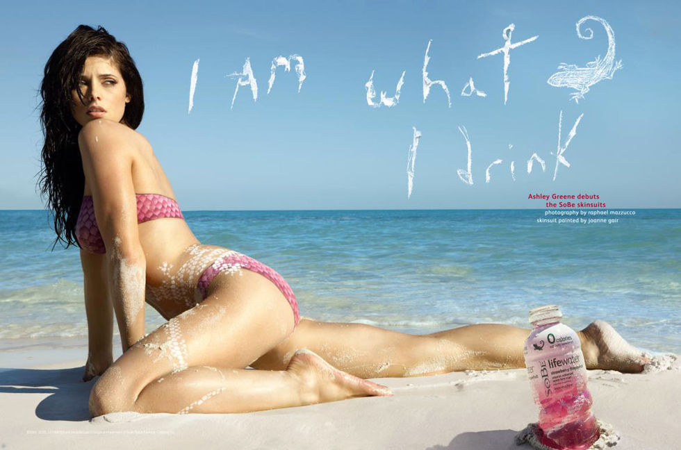 Pics of Ashley Greene SoBe Lifewater Advert