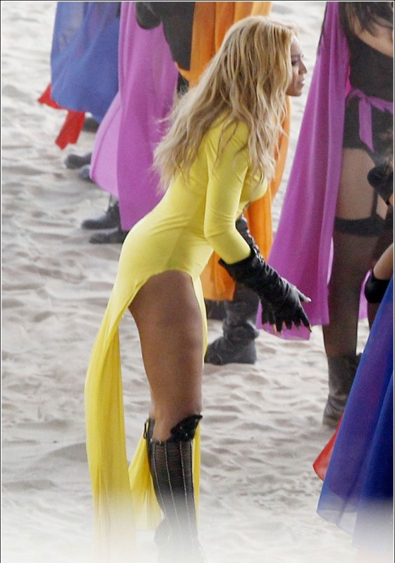 Beyonce - Music Video Shoot in Los Angeles