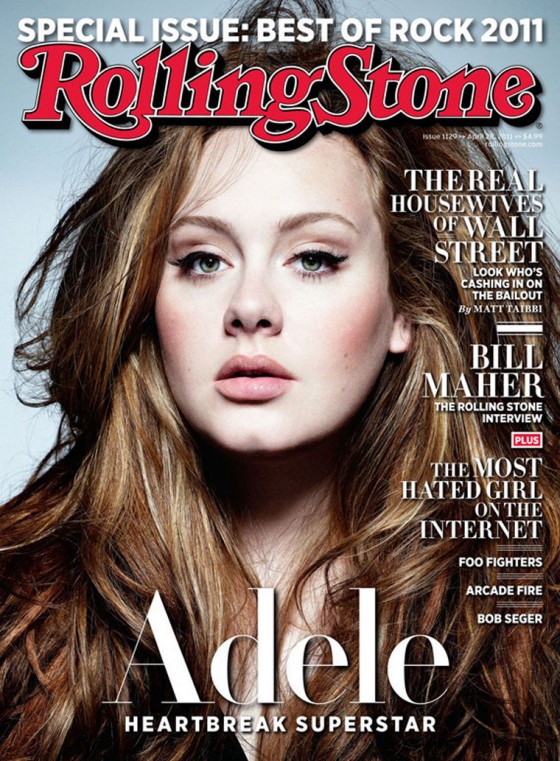 Adele on Rolling Stone Magazine cover