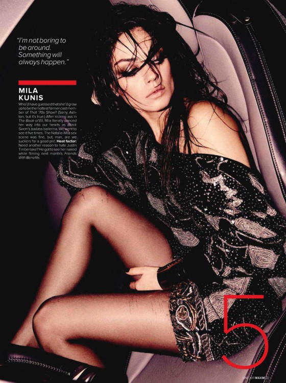 Mila Kunis - sexy in Maxim Magazine (June 2011)