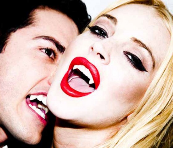 Lindsay Lohan as a Vampire - Tyler Shields Photoshoot