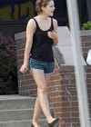 Emma Watson - wearing shorts while out and about in Pittsburgh
