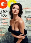 Adriana Lima cleavage candids in GQ Germany Cover (July 2011)