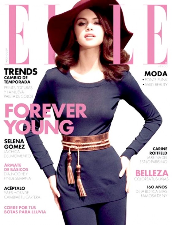 Selena Gomez Cover Elle Magazine Mexico