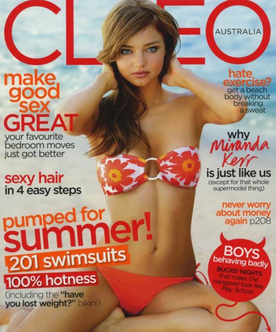 Miranda Kerr - Hot in a Bikini for Cleo Magazine Australia