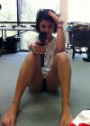 Vanessa Hudgens Twitter pic with gun